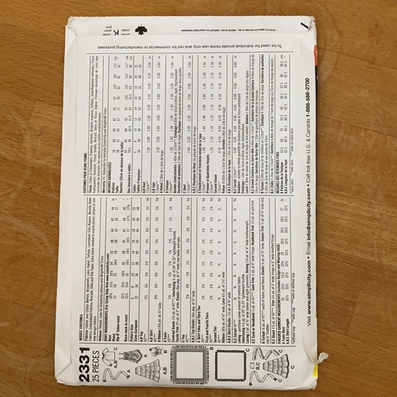 Gypsy sewing pattern 2010 new Uncut - Picture 2 of 5